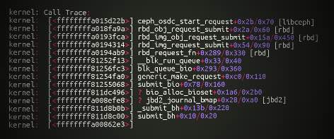 Ceph: collect Kernel RBD logs